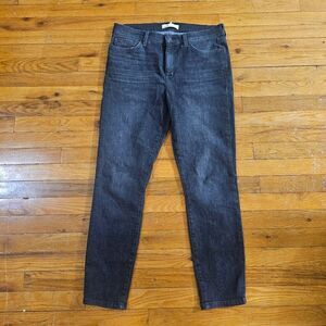 Current Elliott Black Boyfriend Straight Jeans Size 31